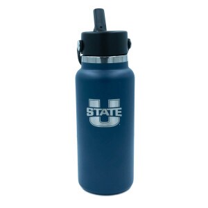 U-State Straw Cap Hydro Flask - 32 Oz. indigo blue